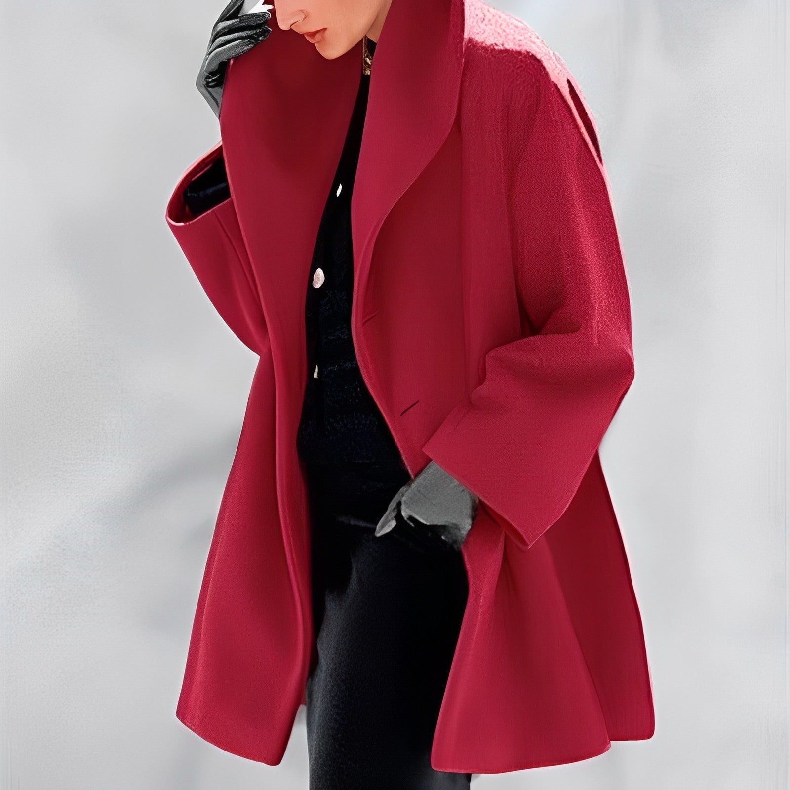 BELMONTE MILANO | CAPPOTTO ELEGANTE CON COLLO AMPIO