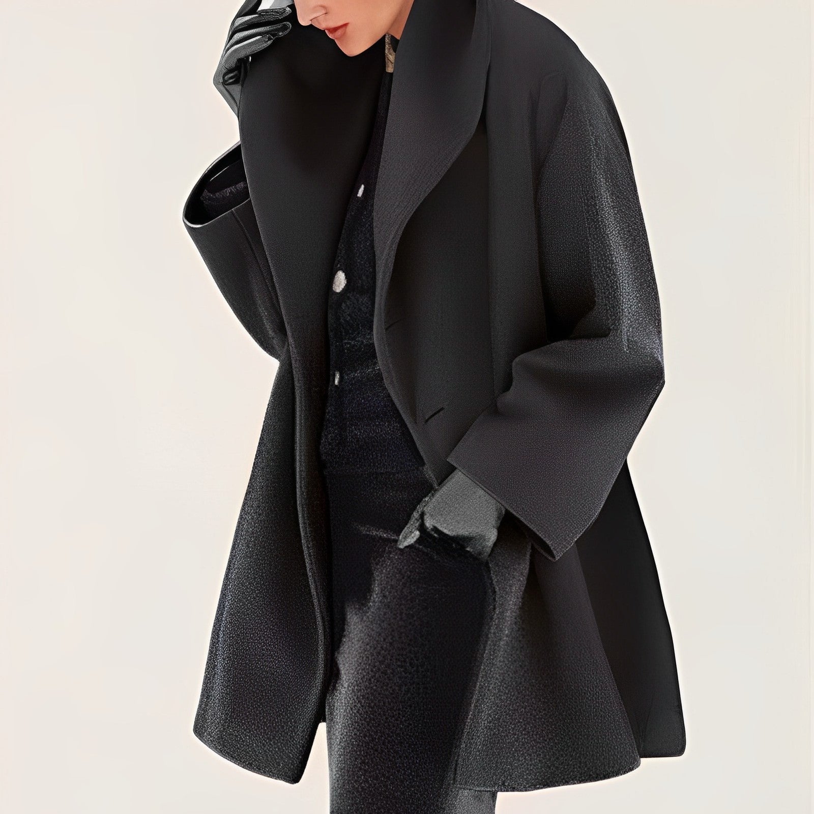 BELMONTE MILANO | CAPPOTTO ELEGANTE CON COLLO AMPIO