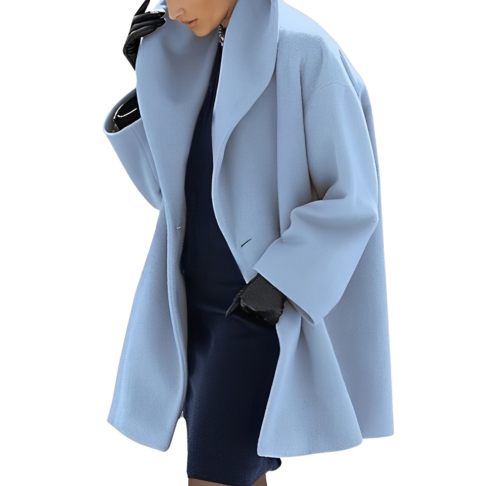 BELMONTE MILANO | CAPPOTTO ELEGANTE CON COLLO AMPIO