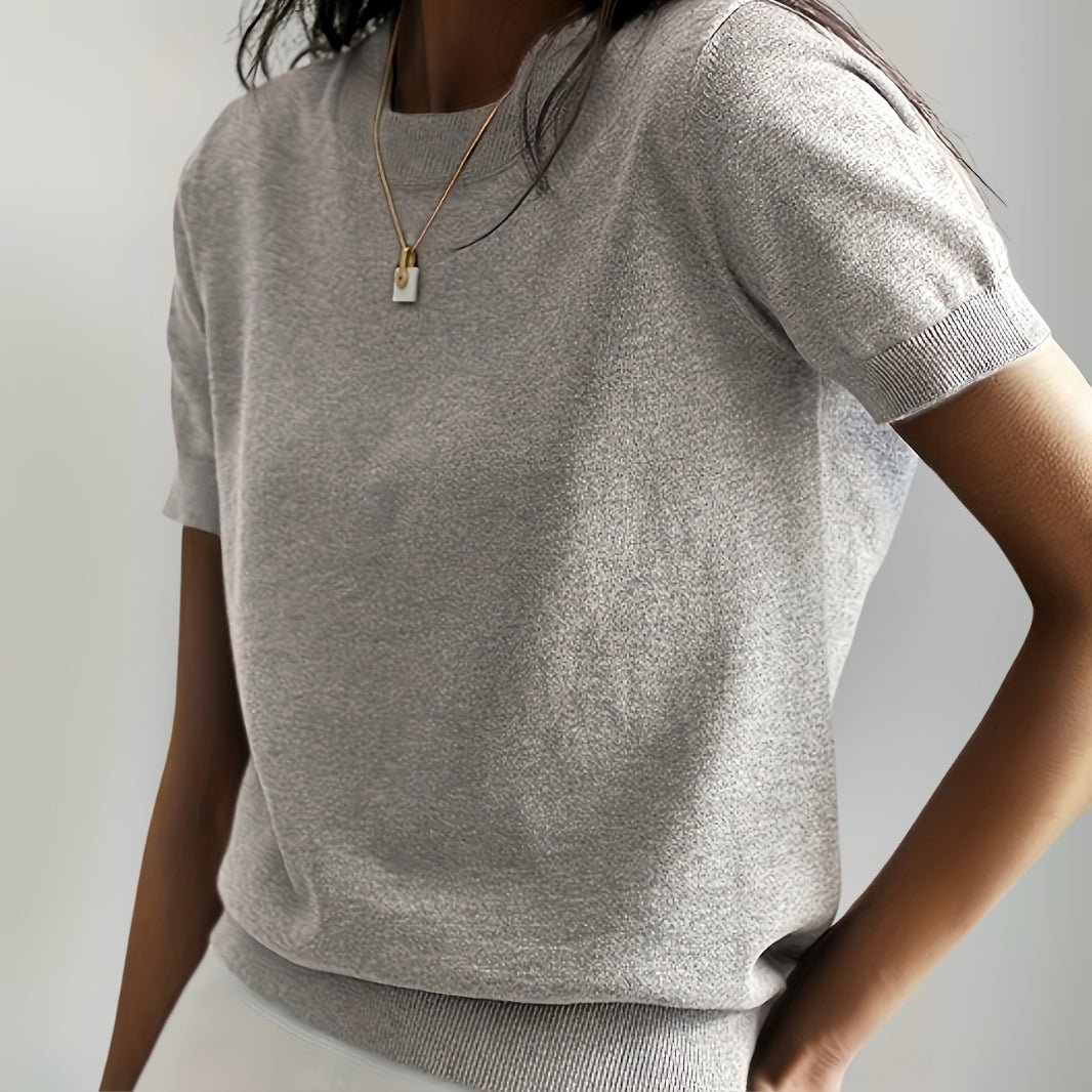Basic Knit T-Shirt