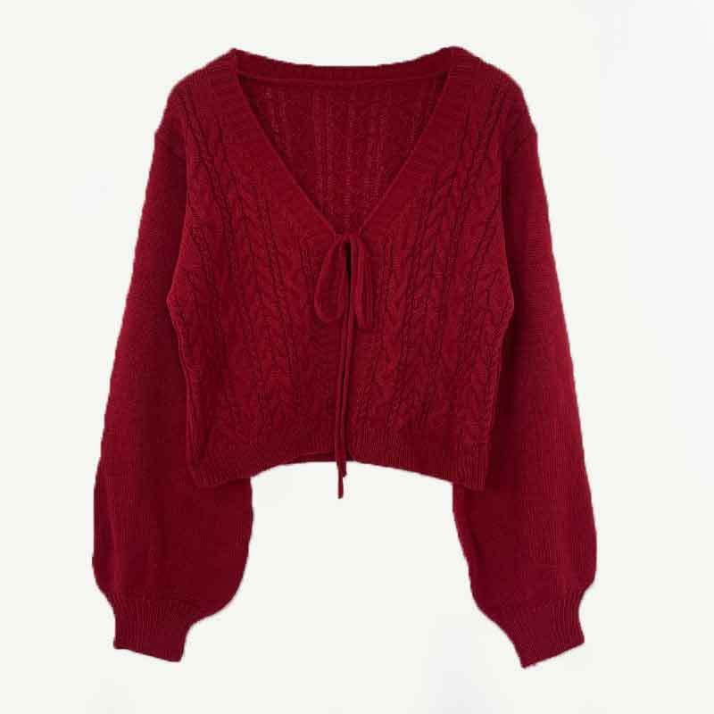 Cardigan Crop Knot