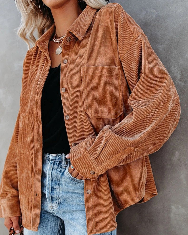 Corduroy Oversize Shirt