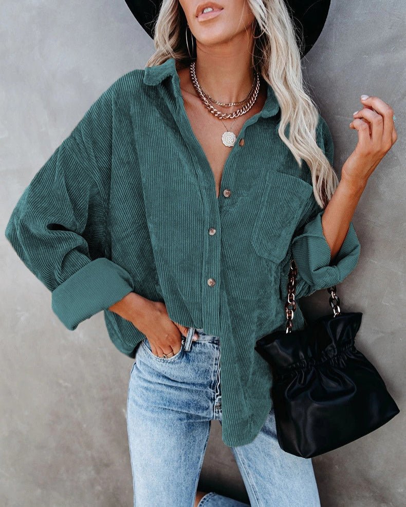 Corduroy Oversize Shirt