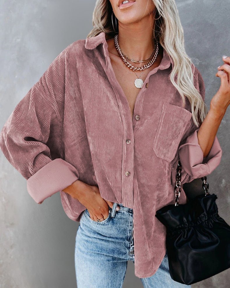 Corduroy Oversize Shirt