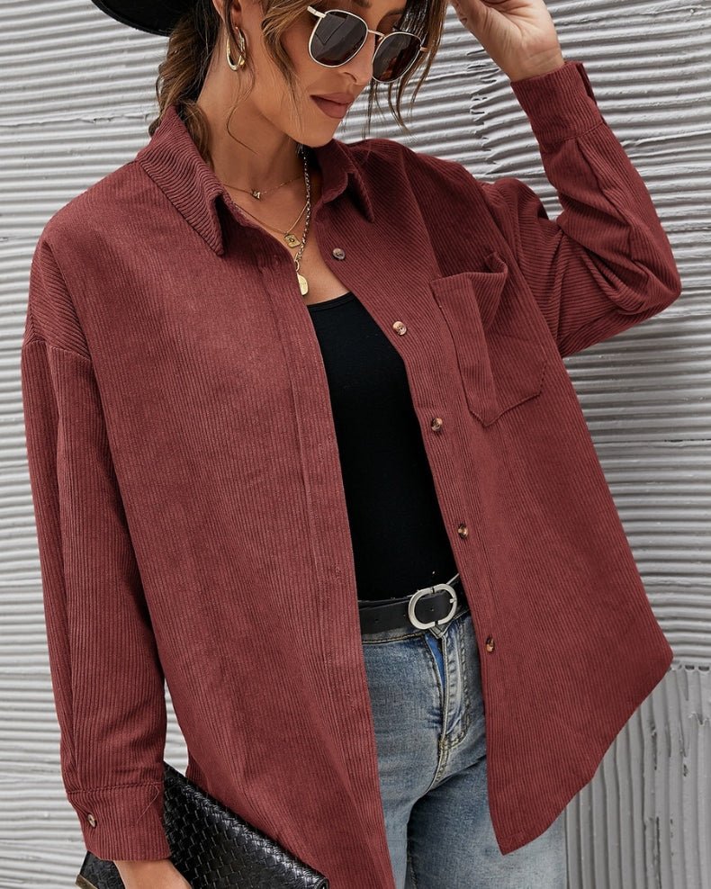 Corduroy Oversize Shirt