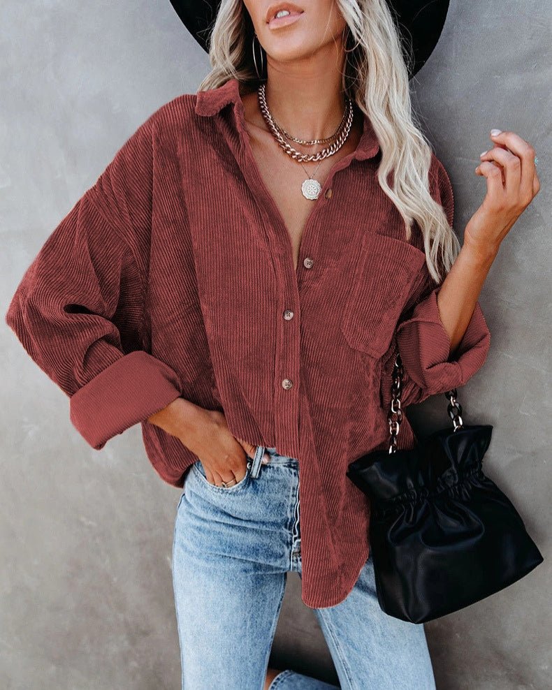 Corduroy Oversize Shirt