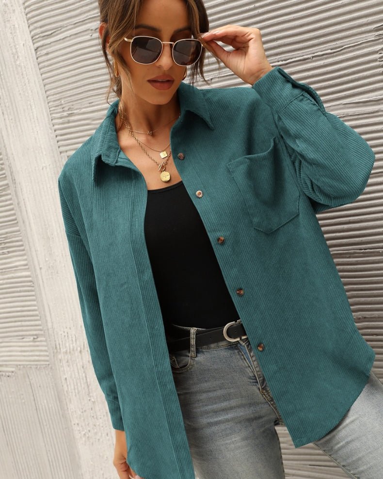 Corduroy Oversize Shirt