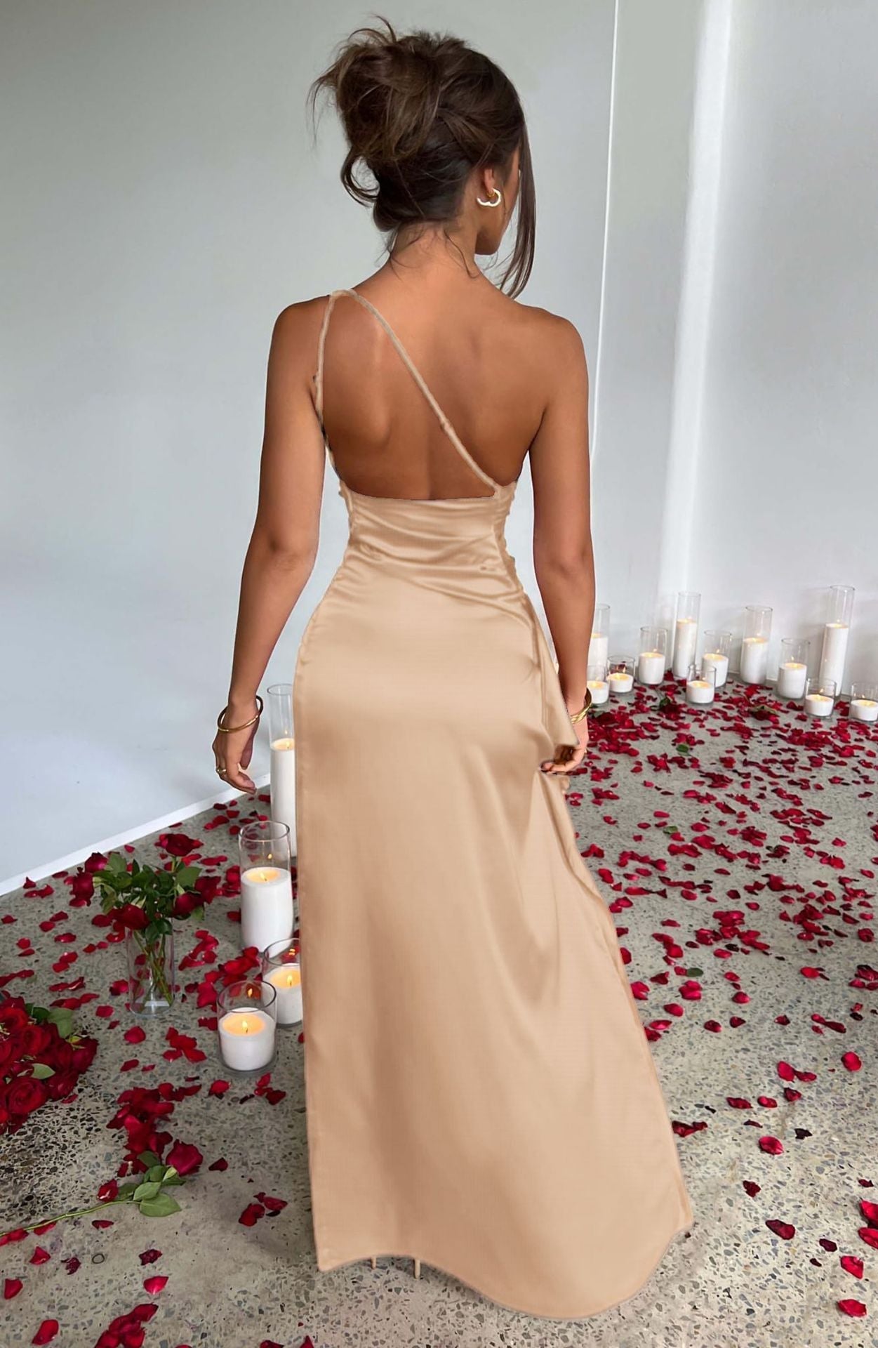 Elegant One Shoulder Dress