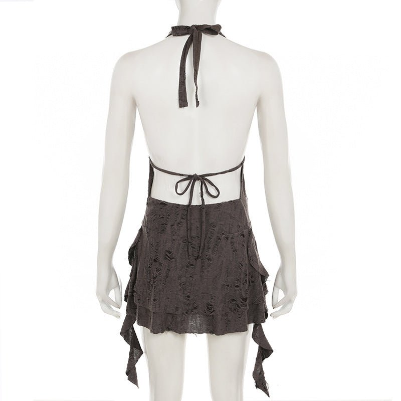 Mini Backless Dress