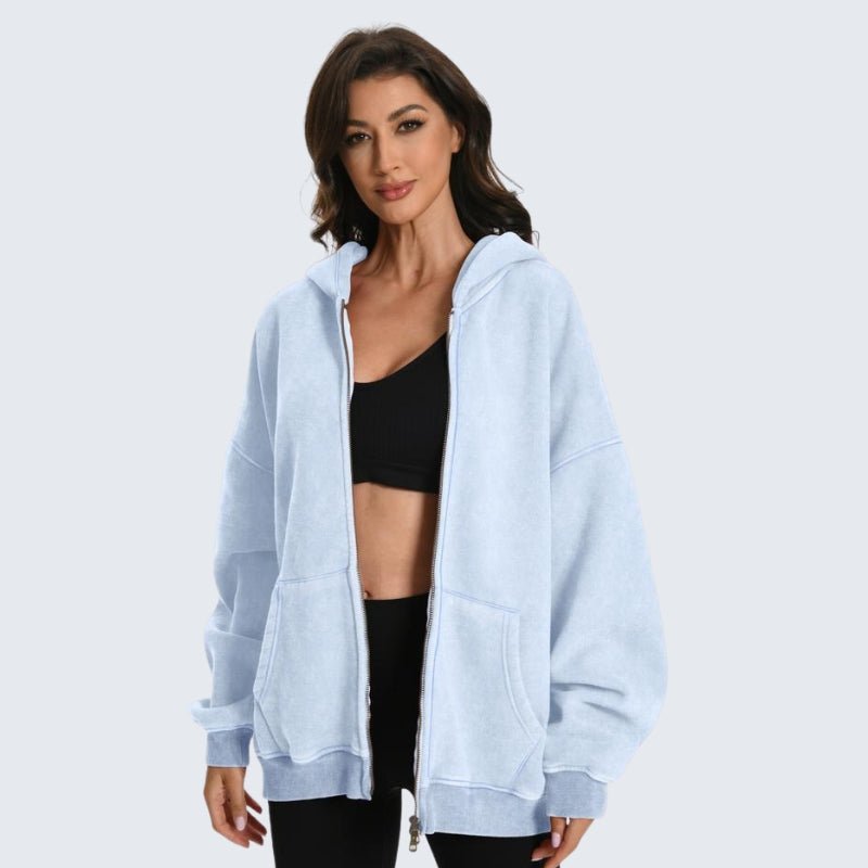 Oversize Zip Hoodie