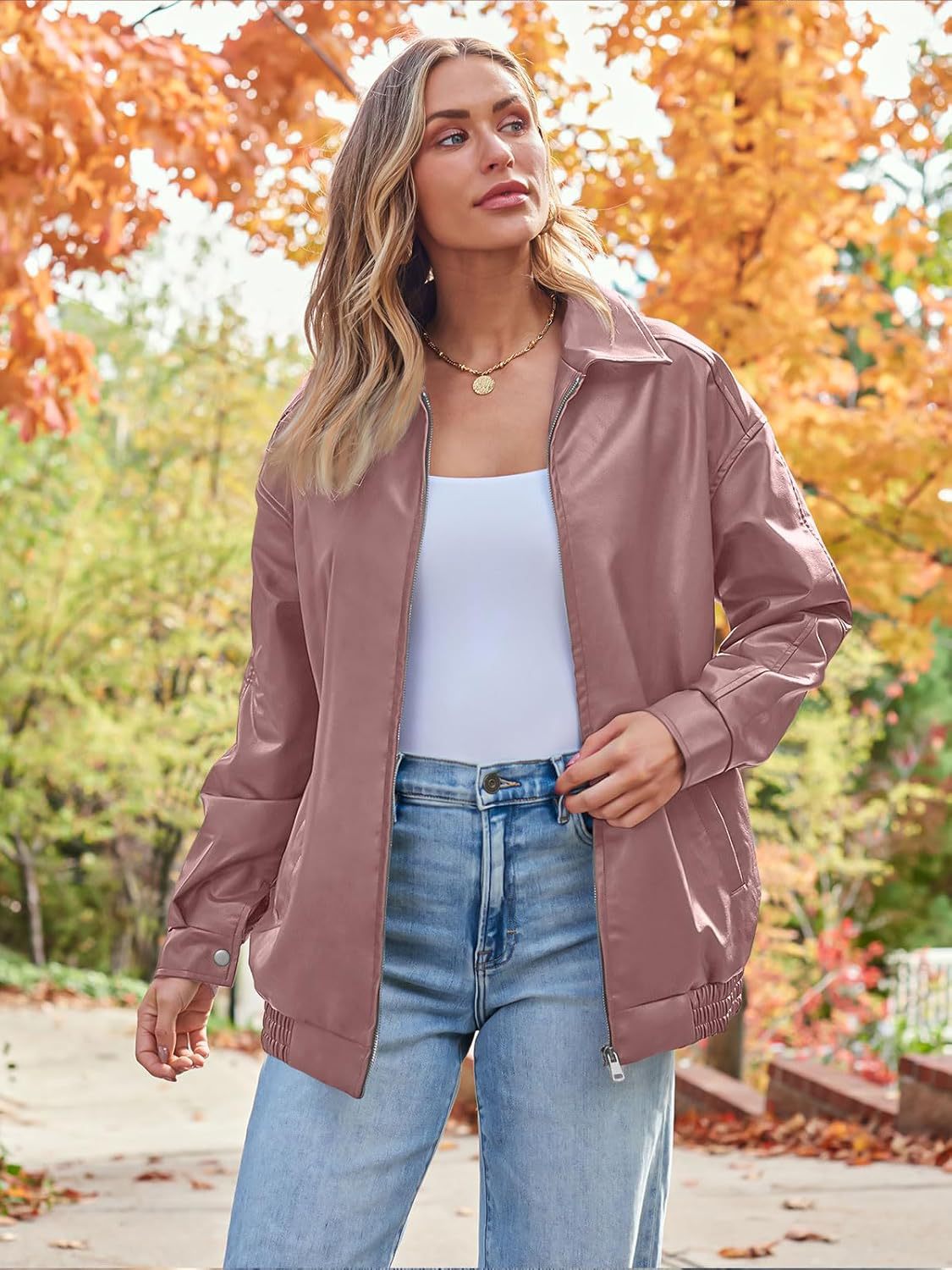 Vintage Oversized Leather Jacket