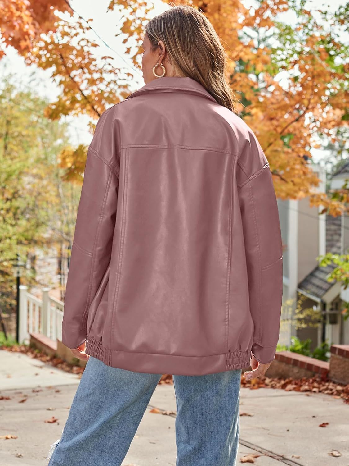 Vintage Oversized Leather Jacket