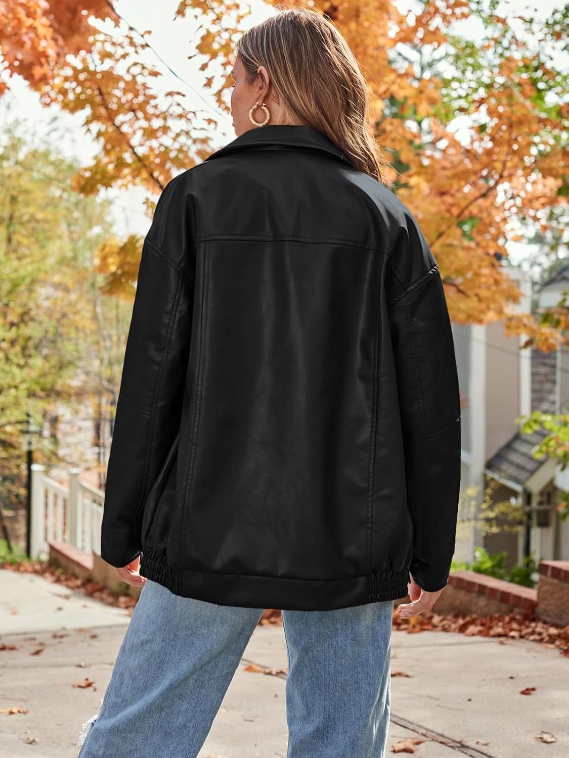 Vintage Oversized Leather Jacket