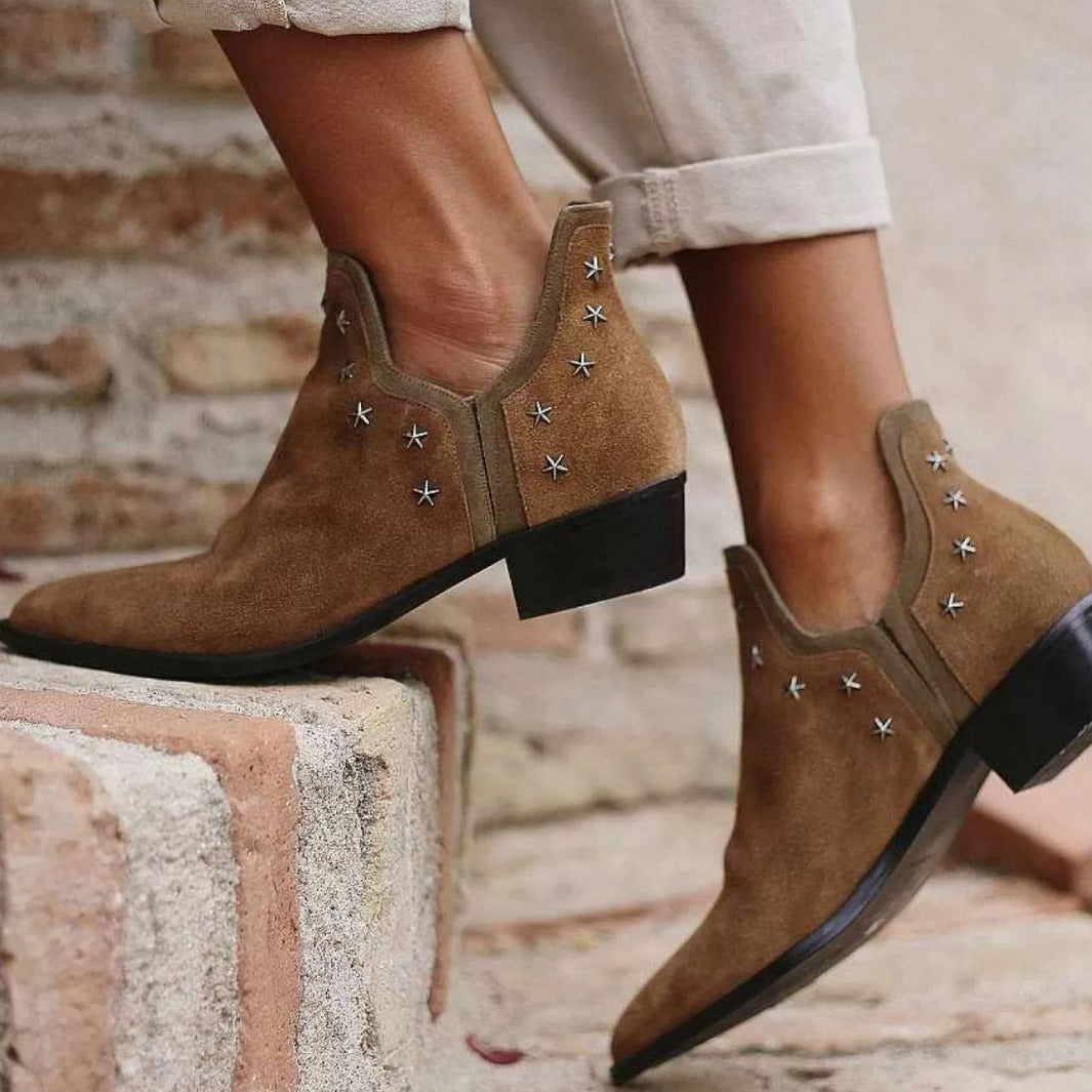 BELMONTE MILANO | STIVALETTI WESTERN CON BORCHIE