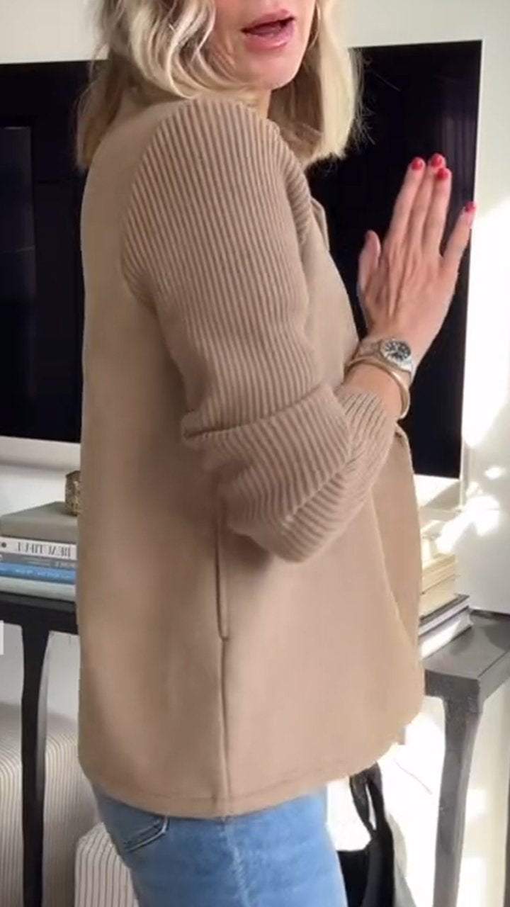 BELMONTE MILANO | CAPPOTTO DOPPIOPETTO CON MANICHE A MAGLIA