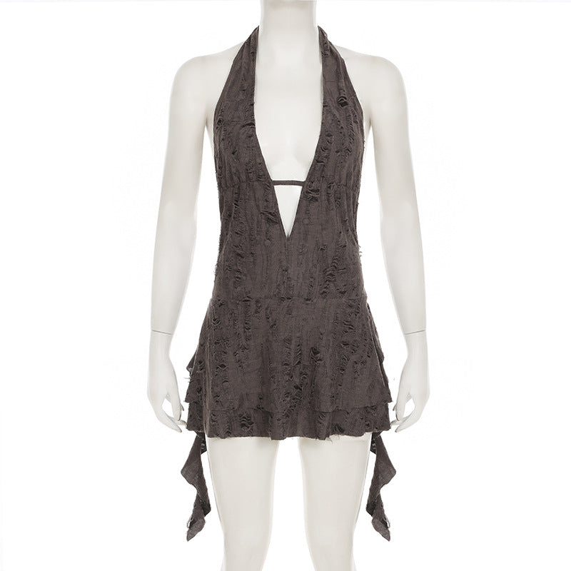 Mini Backless Dress