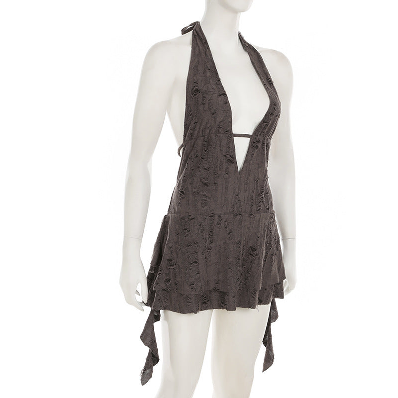 Mini Backless Dress